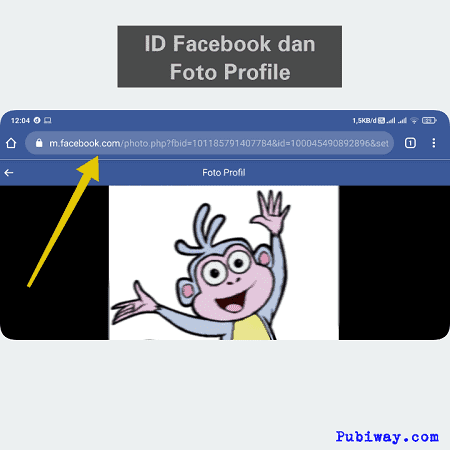 id facebook dan foto profilnya