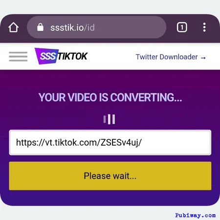 Tunggu video diproses beberapa detik