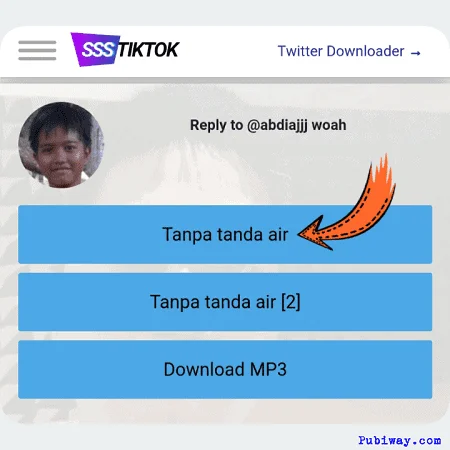 Unduh video tiktok yang sudah tanpa username