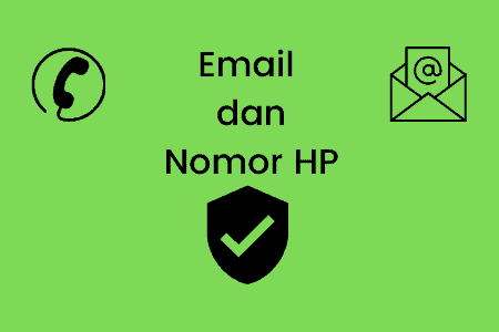 Email dan No HP Aktif