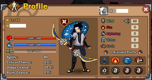 Profile Ninja Legends