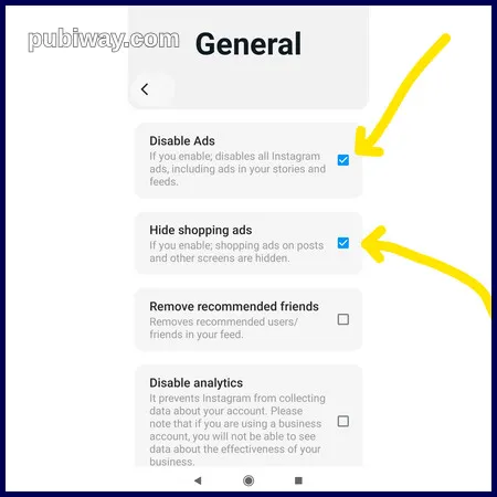 bebas iklan di postingan, stories
