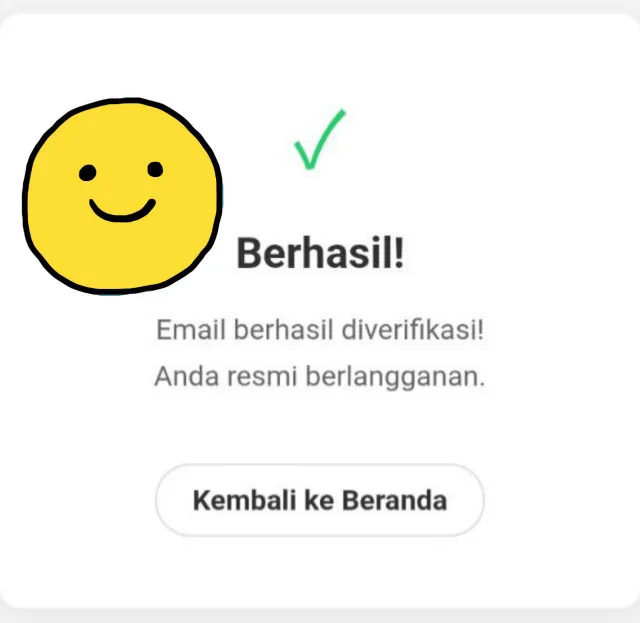 Berhasil bergabung Newsletter Pubiway